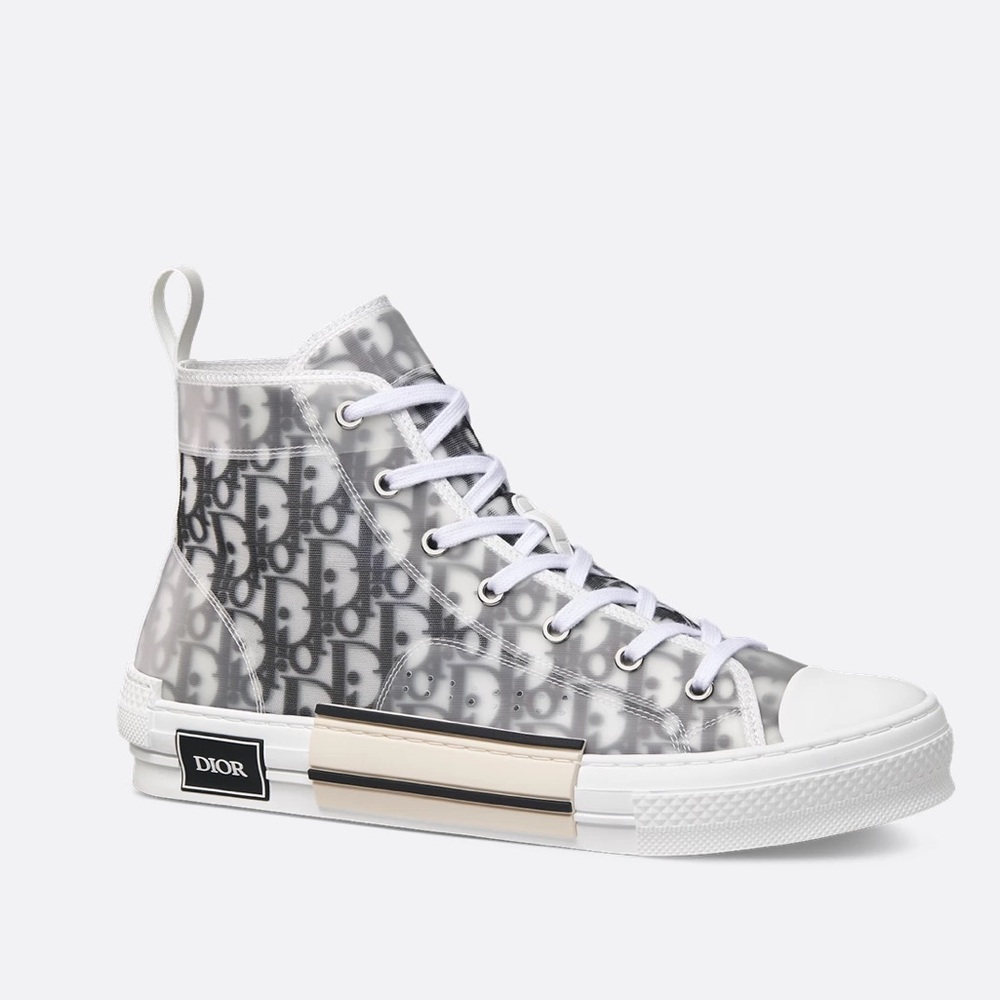 Dior Women's High-Top Sneakers - White and Gray